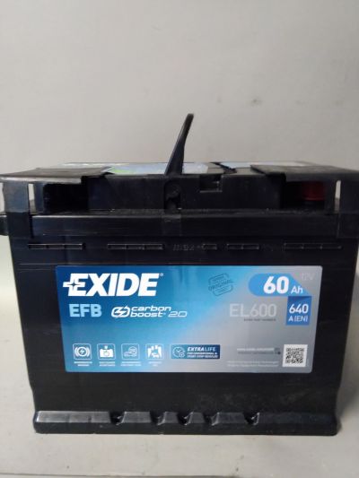 Batteria auto EFB 60ah - 560en Start&Stop Exide