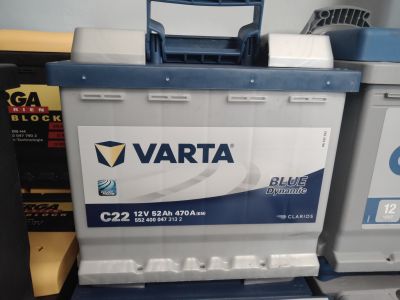 Batteria auto 52ah - 470en Varta