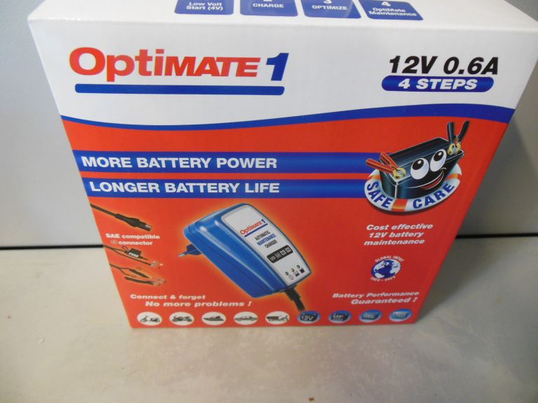 Caricabatterie / Mantenitore Optimate 1, 12 Volt - 0.6 ah