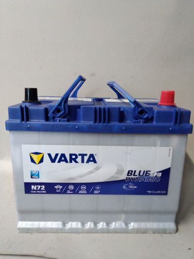 Batteria auto 72ah EFB - 760en Varta